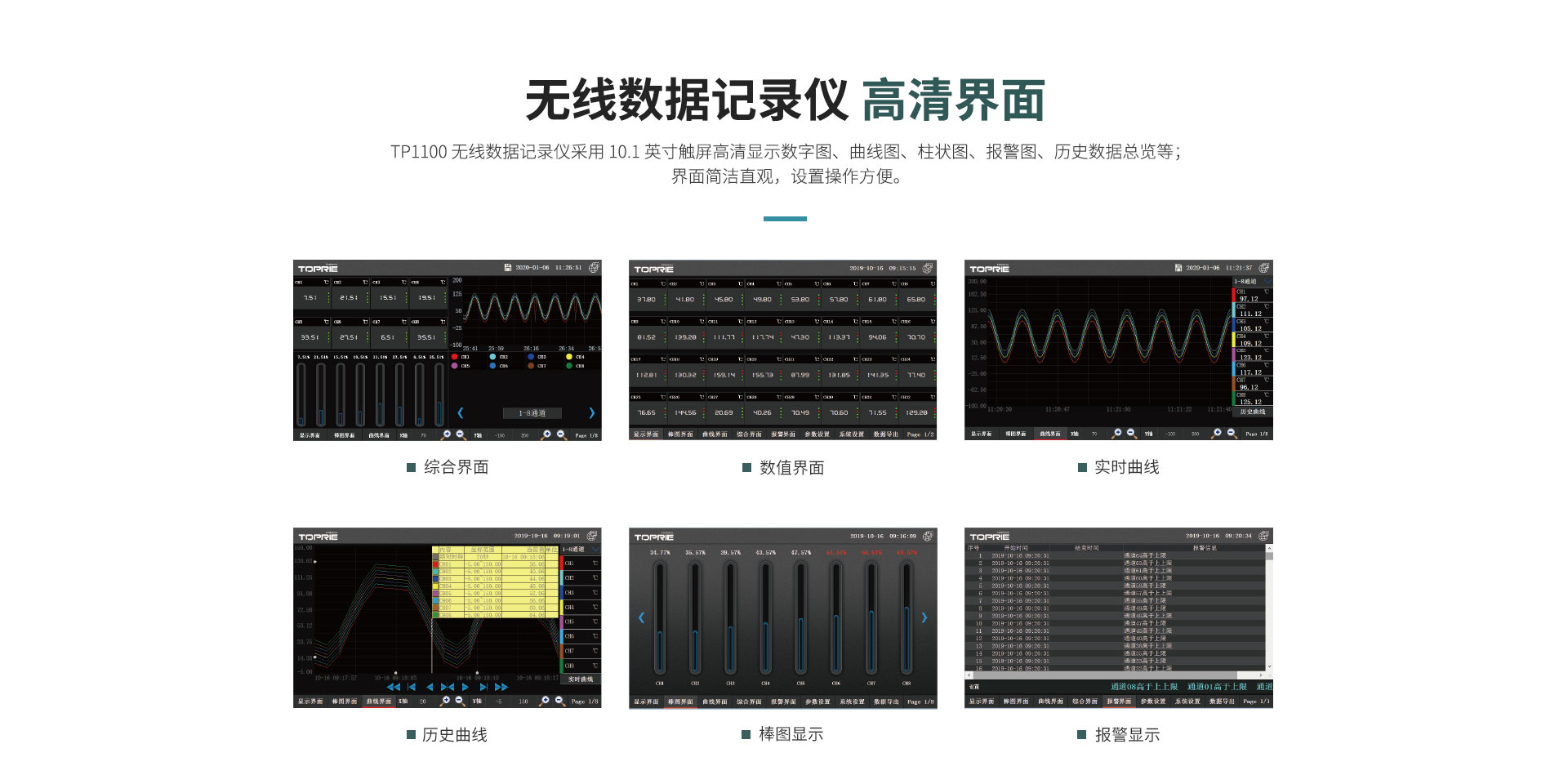 TP1100無線數(shù)據(jù)記錄儀